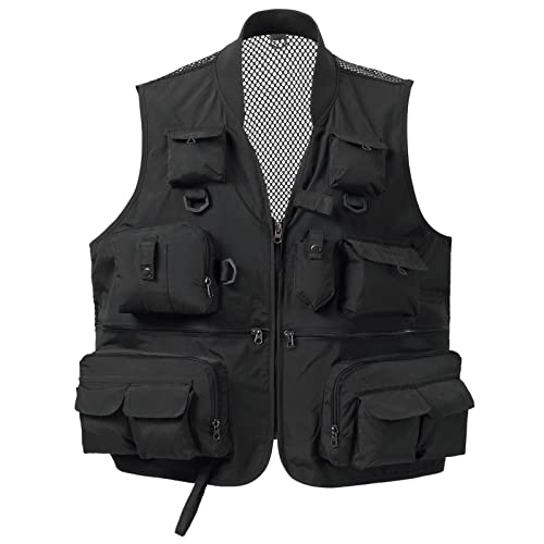 Bassdash Unisex Fishing Photography Mesh Vest - 6 Sizes