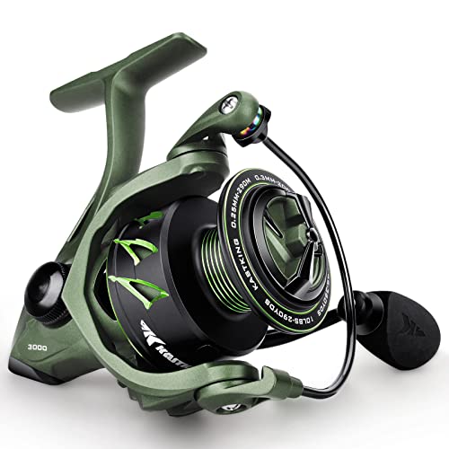 KastKing Spartan II Spinning Reel, Size 2000, Green