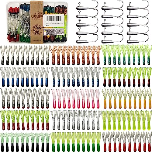 Soft Plastic Tube Baits Jig Head Swimbaits Kit