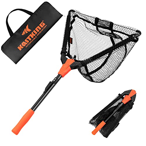 KastKing Pontus Foldable Trout Landing Net, Lightweight & Portable