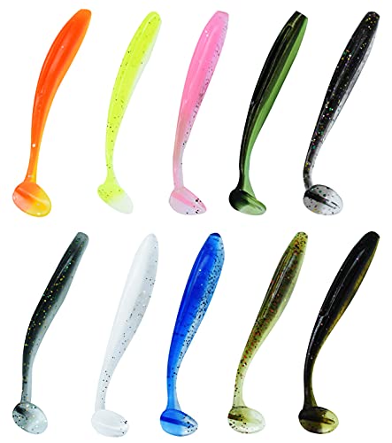 Trout Fishing Soft Plastic Lure Kit - 100PCS/7cm