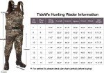TIDEWE Insulated Breathable Chest Waders for Fishing