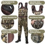HISEA Insulated Neoprene Chest Waders for Fishing