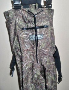 Foxelli Camo Chest Waders for Fishing and Hunting