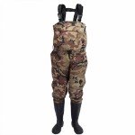 Waterproof Bootfoot 2-Ply Chest Waders for Fishing