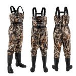 Men's Waterproof Chest Waders with Boots