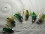 Irideus GPS Caddis Nymph Mix Bead Head Flies