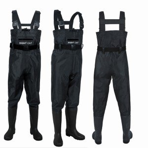 Men's Waterproof Chest Waders with Boots