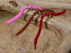 Tungsten Bead San Juan Worm Nymph Fishing Flies