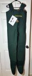 Women's XL Dark Green Neoprene Fishing Waders