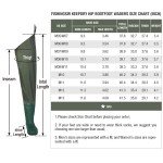 Fishingsir Waterproof Bootfoot Hip Waders for Trout