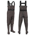 Waterproof Nylon PVC Fishing Chest Waders with Boots