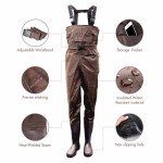 Waterproof Nylon PVC Fishing Chest Waders with Boots