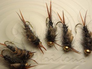 Irideus #10 Black Stonefly Nymph Trout Flies
