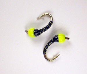 Nuclear Zebra Midge Tungsten Nymphs - Trout Flies