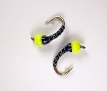 Nuclear Zebra Midge Tungsten Nymphs - Trout Flies