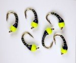 Nuclear Zebra Midge Tungsten Nymphs - Trout Flies