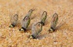 Buggy Olive Jig Flies - Tungsten Bead, 6 Pack