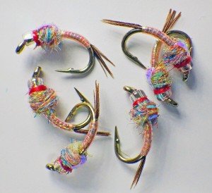 Rainbow Warrior Nymphs - UV Pink Trout Flies