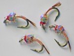 Rainbow Warrior Nymphs - UV Pink Trout Flies