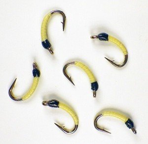Guide's Choice Cream Midge Nymphs for Trout Fishing