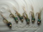 Irideus Mutant Caddis BWO Trout Flies
