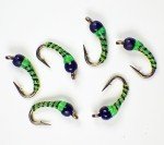 Zebra Midge Tungsten Nymphs for Trout Fishing