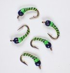 Zebra Midge Tungsten Nymphs for Trout Fishing