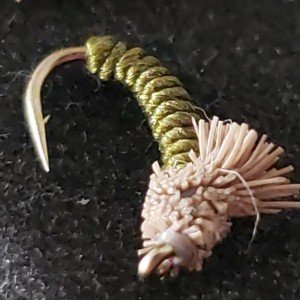 Size 20 Olive Serendipity Nymph Trout Flies
