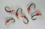 Premium Zebra Midge Tungsten Nymphs for Trout Fishing