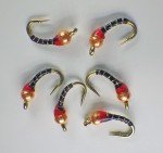 Premium Zebra Midge Tungsten Nymphs for Trout Fishing