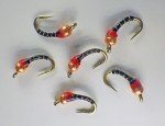 Premium Zebra Midge Tungsten Nymphs for Trout Fishing