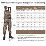 HISEA Waterproof Neoprene Chest Waders for Fishing