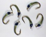 Olive Translucent Bling Midge Trout Fishing Flies
