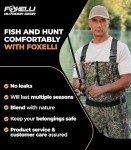 Camo Chest Waders with Boots - Waterproof Size 14