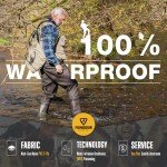 HISEA Waterproof Chest Waders with Cleated Boots