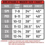 Men's Breathable Stonefly Waders - Size M