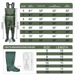 Waterproof Bootfoot Chest Waders for Trout Fishing