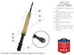 Wild Water Deluxe Fly Fishing Combo Kit, 5/6 Weight