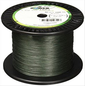 Premium Moss Green Braided Trout Fishing Line
