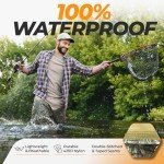 Foxelli Waterproof Camo Hip Waders for Trout Fishing