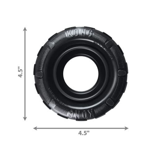 KONG Tires Chew Toy for Power Chewers - Medium/Large Dogs