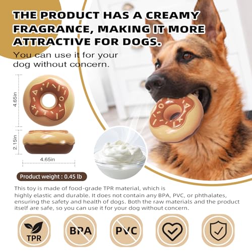 Indestructible Squeaky Dog Chew Toy for Aggressive Chewers