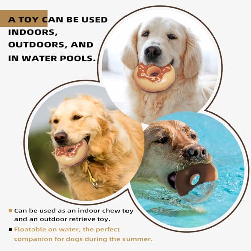 Indestructible Squeaky Dog Chew Toy for Aggressive Chewers