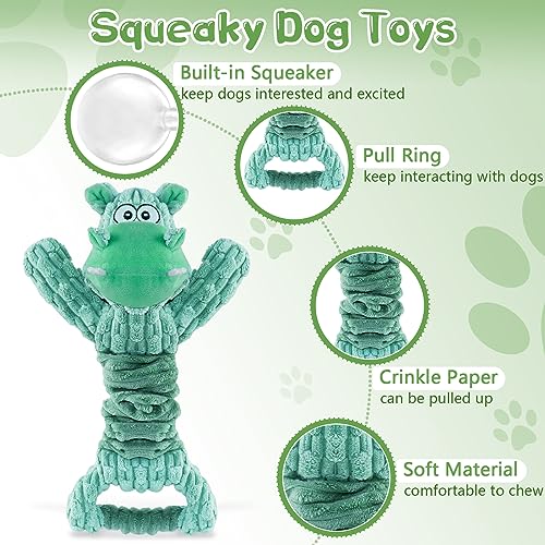 Soft Plush Squeaky Dog Toys for All Sizes