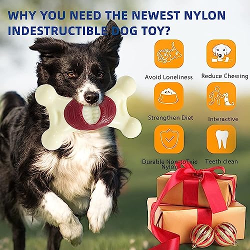 Indestructible Dog Toys for Aggressive Chewers, Medium/Large Breed
