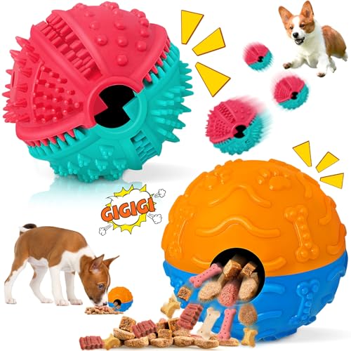 Interactive Dog Toys for Teething in 2 Pack