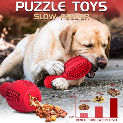 Interactive Squeaky Tough Dog Chew Toy for Medium/Large Dogs