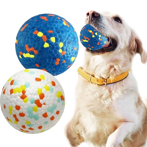 Upgraded Indestructible Dog Tennis Balls for Aggressive Chewers