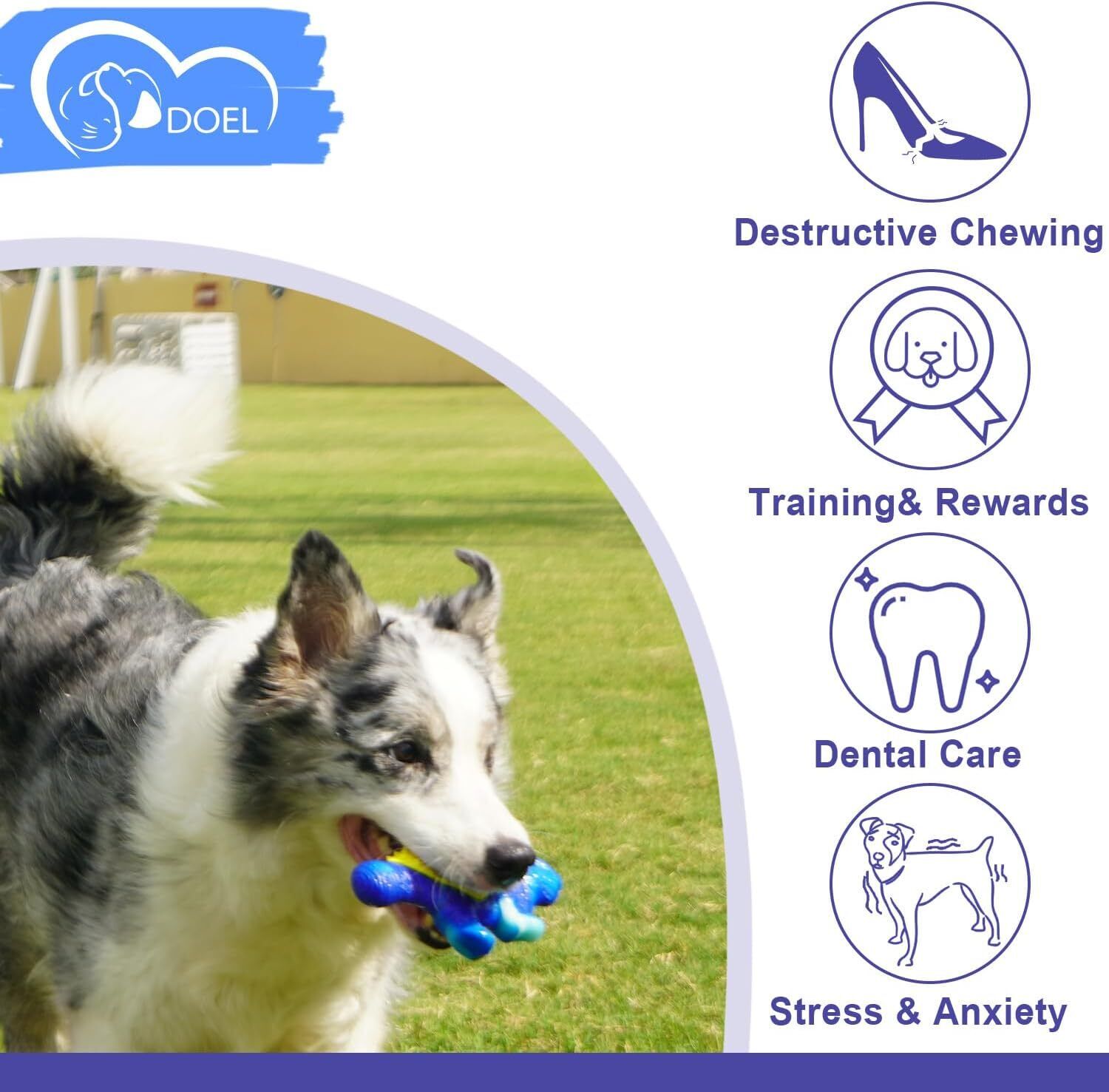 Aggressive Chewer Dinosaur Dog Chew Toy for Teeth Cleaning